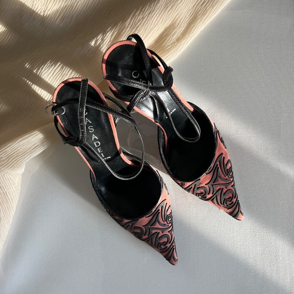 Vintage Casadei leather pointed toe heel - Picture 4 of 7